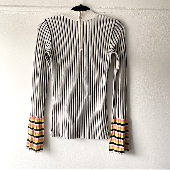 Emilio Pucci Striped Ribbed-knit Sweater - Picture 6 of 7